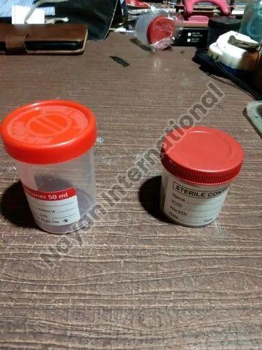 Plastic Sterile Urine Container