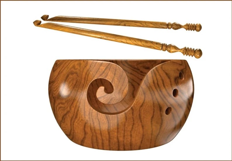 Plain Handmade Rosewood Yarn Bowl, Feature : Attractive Design, Durable, Heat Resistance