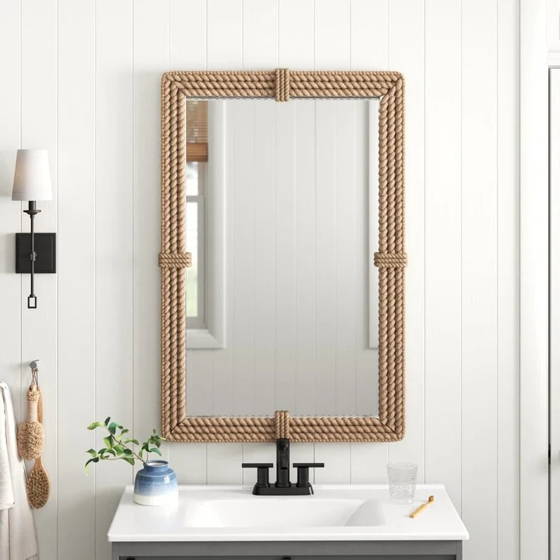 Vintage Rope Wall Mirror