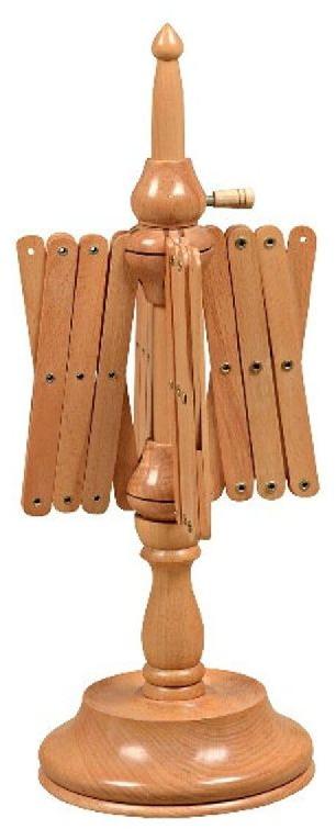 Wooden Yarn Swift Umbrella Table Top Winder