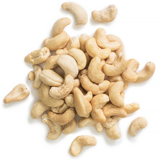 Blanched Organic raw cashew nuts, Packaging Type : Pouch, Pp Bag, Sachet Bag