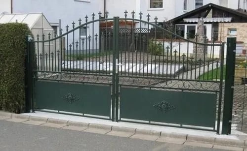 Polished Iron Antique Main Gate, Opening Type : Slide, Swing