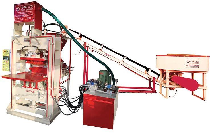 4 pcs automatic fly-ash bricks machine, Certification : ISO 9001:2015