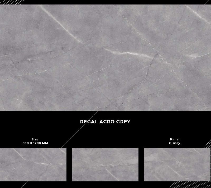 600x1200mm Regal Acro Grey Finish Ceramic Tiles