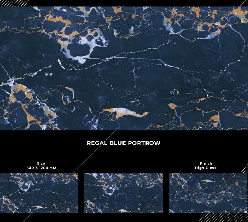 600x1200mm Regal Blue Portrow Finish Ceramic Tiles