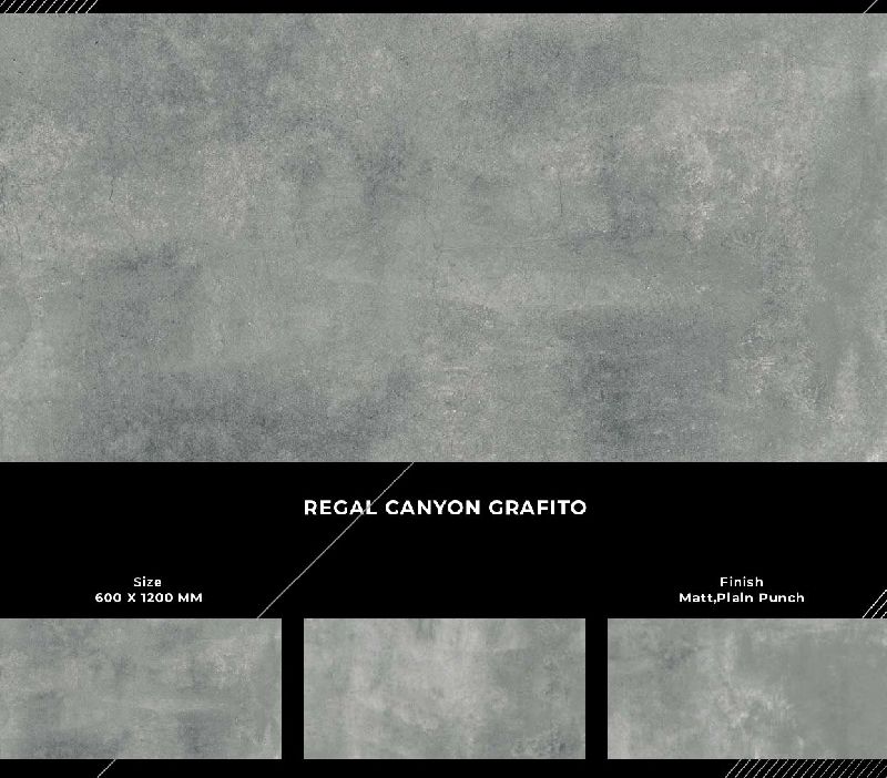 600x1200mm Regal Canyon Grafito Finish Ceramic Tiles