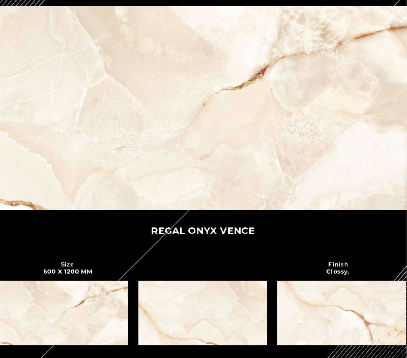 600x1200mm Regal Onyx Vence Finish Ceramic Tiles
