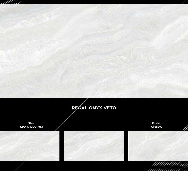 600x1200mm Regal Onyx Veto Finish Ceramic Tiles