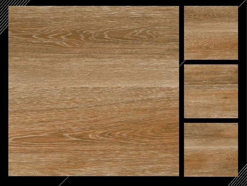 600x600mm Maple Wood Brown Finish Ceramic Tiles