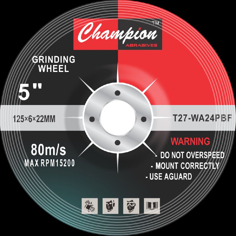 Champion Polished 5X6 Green Grinding Wheel, Certification : CE Certified