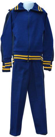 Stitched Cotton School Track Suit, Size : Multi Size