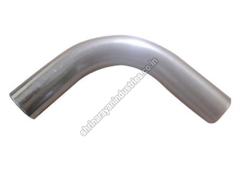 Polished Steel Conduit Normal Bend, Color : Silver