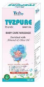 Tyzpure Baby Oil, Packaging Size : 100ml