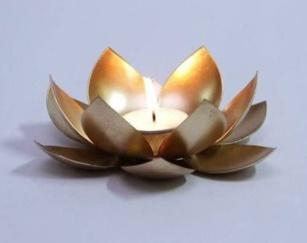Unique  Antique  Lotus Decorative Diya