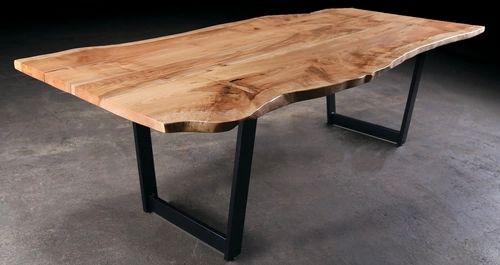 Polished Wood Live Edge Dining Table, for Home, Hotel, Restaurant, Feature : Attractive Designs, Corrosion Proof
