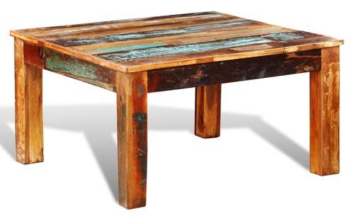 Rectangular Polished Wood Rustic Coffee Table, for Home, Hotel, Restaurant, Style : Modern