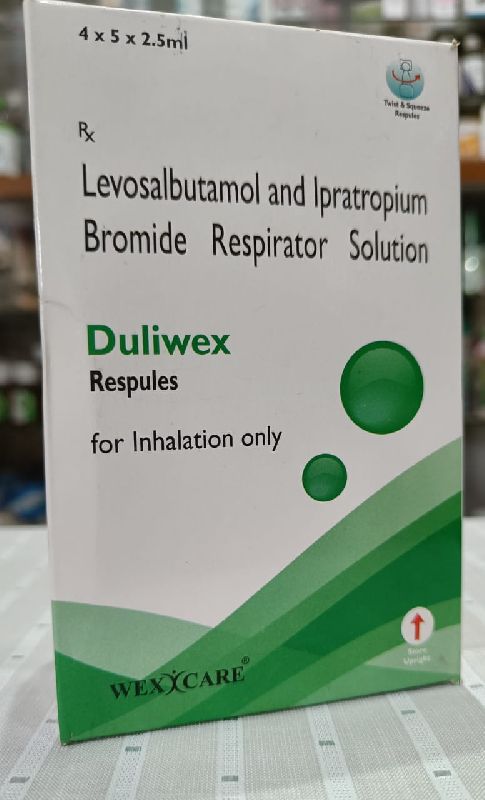 Duliwex Respules, Packaging Size : 4x5x2.5 ml