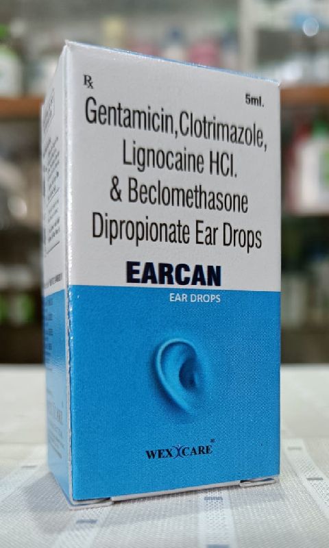 Earcan Ear Drops, Packaging Size : Plastic Bottle