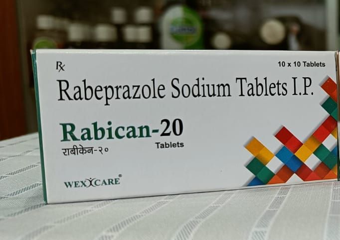 Rabican 20 Mg Tablets, for Hospital. Clinic, Type Of Medicines : Allopathic