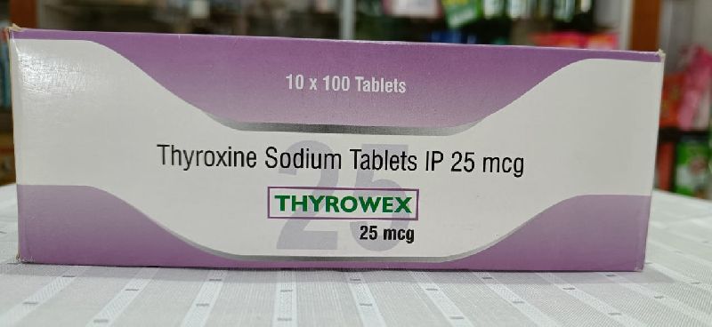 Thyrowex 25 Mcg Tablets, for Hospital. Clinic