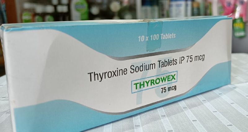 Thyrowex 75Mcg Tablets, for Hospital. Clinic, Type Of Medicines : Allopathic
