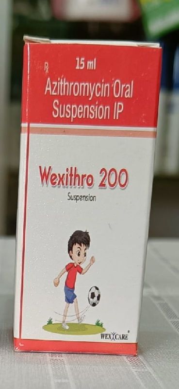 Wexithro 200mg Suspension, Grade Standard : Medicine Grade