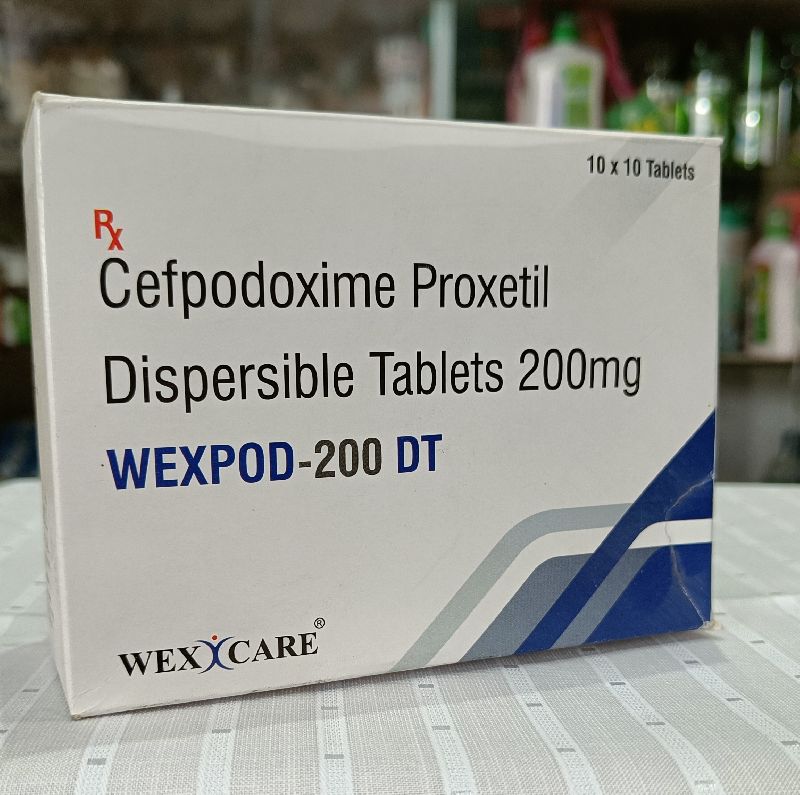 Wexpod 200mg DT Tablets, for Hospital. Clinic, Type Of Medicines : Allopathic