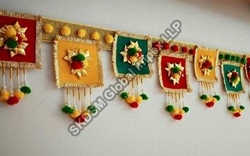 Wall Hanging Toran, for Decoration, Mounting Type : Yes