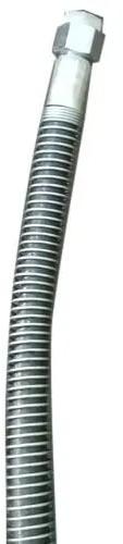Round Polished Steel Flexible Hydraulic Hose, Color : Grey