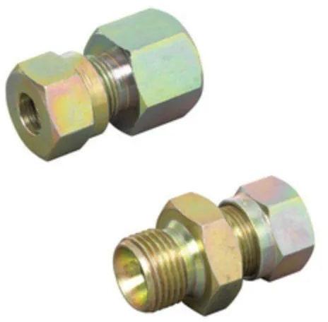 Polished Brass Hydraulic Pipe Connector, Size : 1/2 Inch
