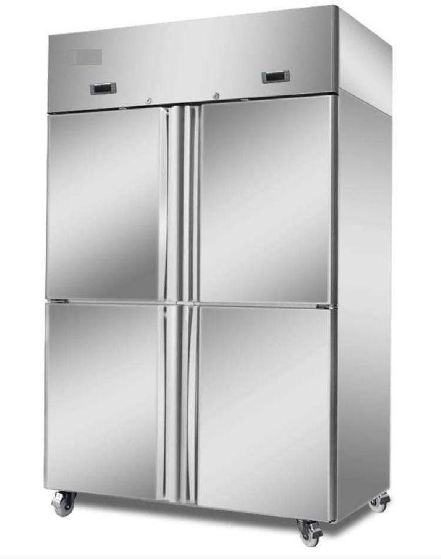 Polished Metal Four Door Commercial Refrigerator, Feature : Excellent Strength, Fine Finishing, Perfect Shape