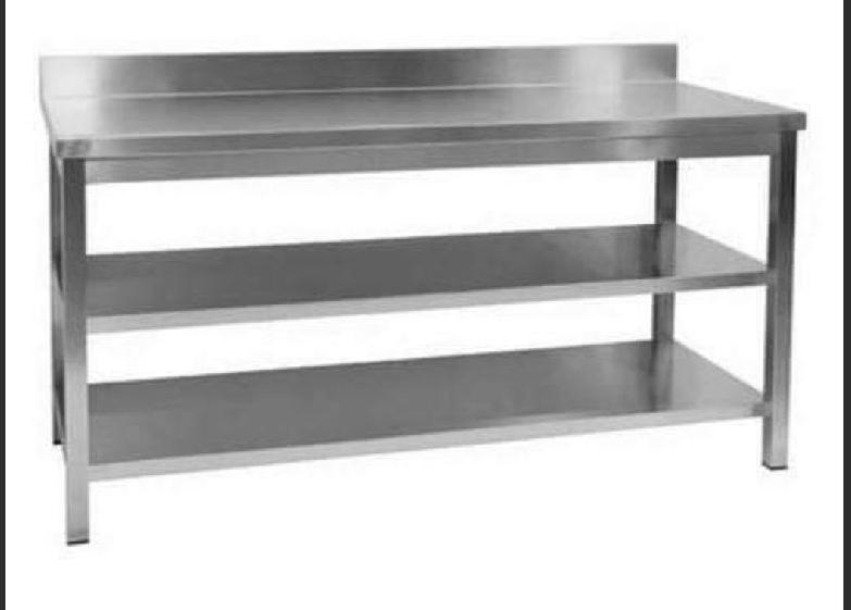 Stainless Steel Work Table with 2 Undershelf