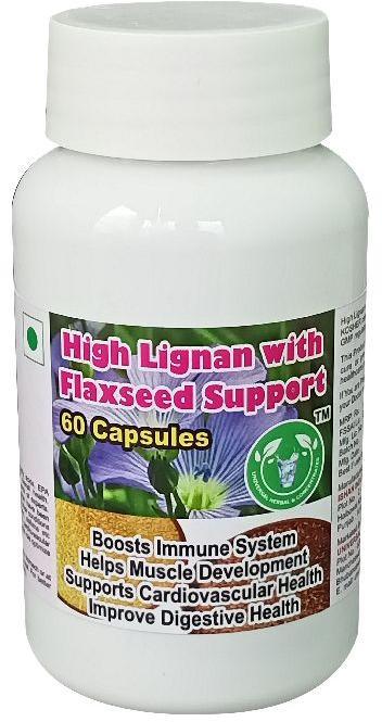 High Lignan With Flaxseed Support Capsule - 60 Capsules