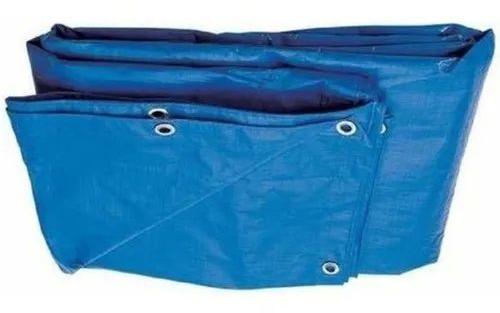 Rectengular Blue LDPE Tarpaulin, for Building, Cargo Storage, Feature : Anti-Static, Waterproof