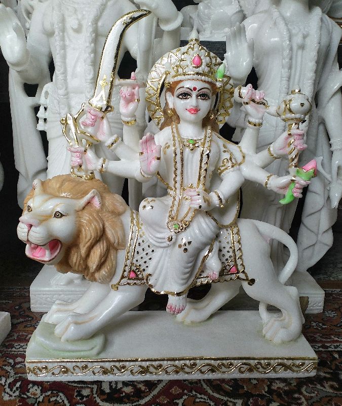 Natural Maa Durga Marble, Color : White