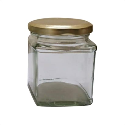 250ml Square Glass Jar