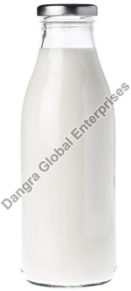Dangra Global 200ml Milk Glass Bottles, for Shake, Juice, Beverages, Cap Type : 43mm Lug Cap