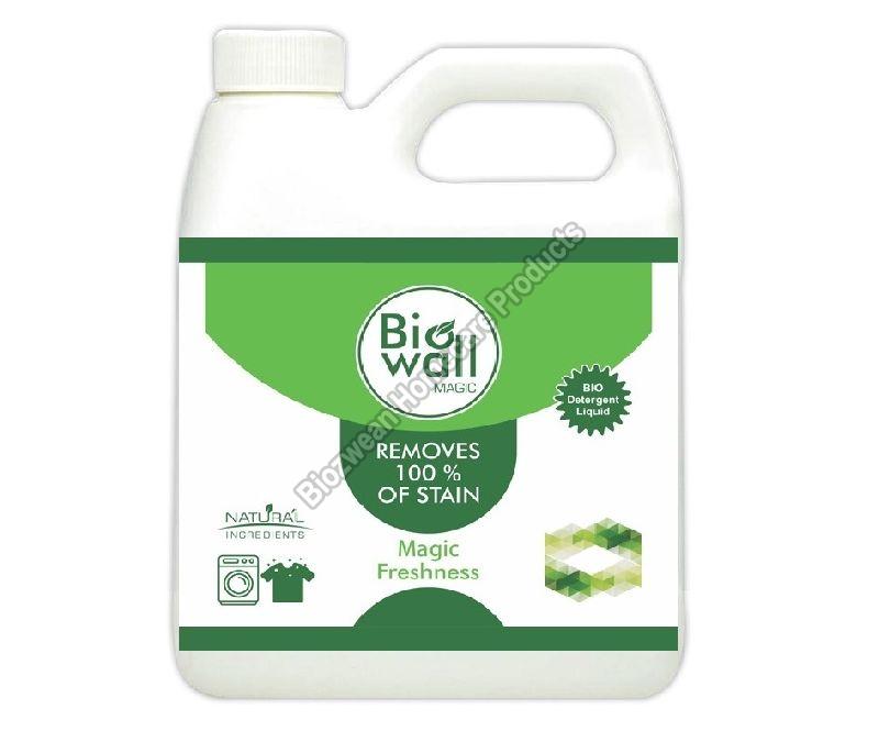 500 ML Biowall Magic Liquid Detergent, for Cloth Washing, Packaging Type : Plastic Bottle