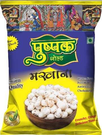 Organic Pushpak Gold Phool Makhana, for Cooking, Food, Certification : FSSAI