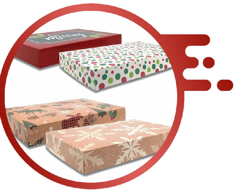 Squar Printed Textile Boxes, for Shipping Use, Feature : Eco Friendly, Fine Finishing