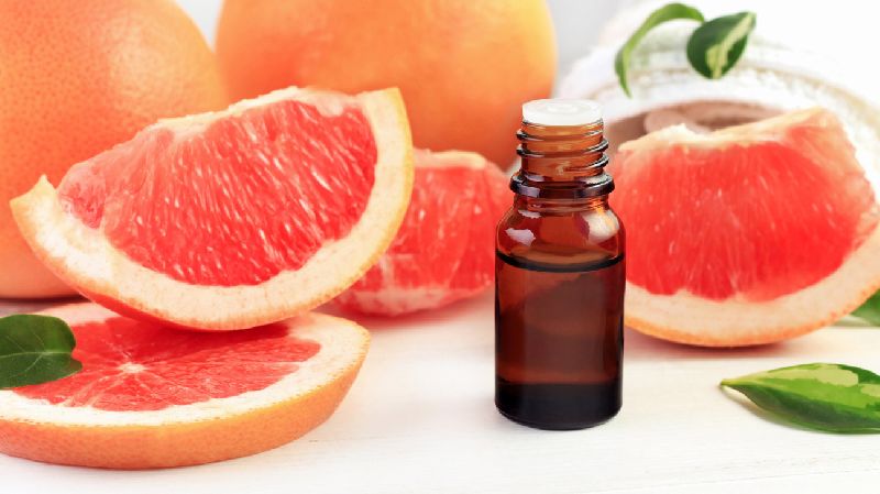 Organic Grapefruit Oil, for Medicines, Cosmetic Products, Form : Liquid