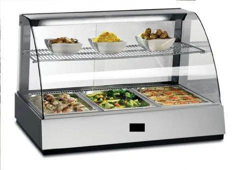 Stainless Steel Snacks Display Counter