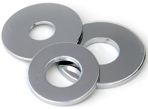 Leo Bolts Round Stainless Steel Polished Flat Washers, for Hardware Fitting, Certification : ISI Certified