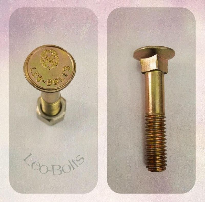 Round Brass Plow Bolts, for Hardware Fitting, Size : Standard