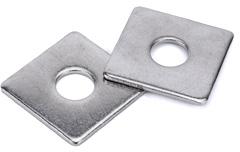 Leo Bolts Stainless Steel Polished Square Washers, for Hardware Fitting, Size : Standard