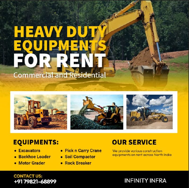 INFINITY INFRA in Panchkula Service Provider of Hydraulic Excavator
