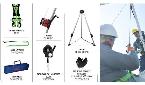 Confined Space Entry Kit Tripod