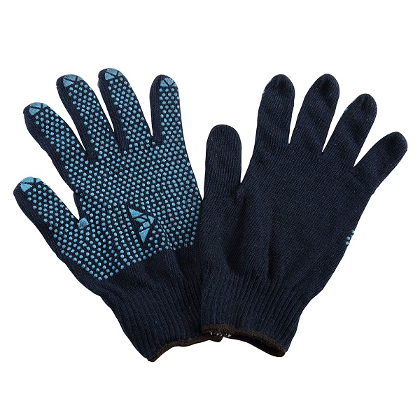 COTTON KNITTED DOTTED HAND GLOVES