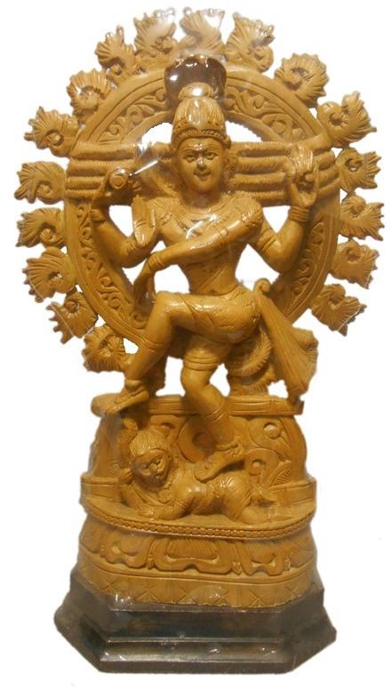 Wooden Nataraja Statue