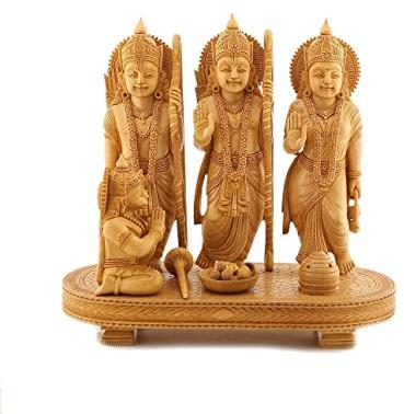 Polished Wooden Ram Darbar Statue, Feature : Light Weight, Shiny Look, Termite Proof, Water Proof